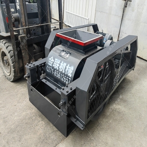 對輥破碎機成品車間圖片