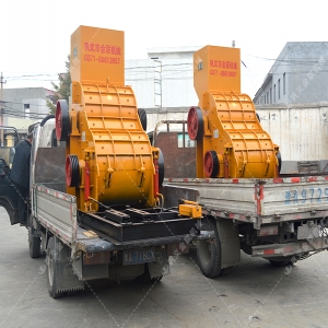 兩臺88雙級粉碎機發往廣西破碎鐵礦