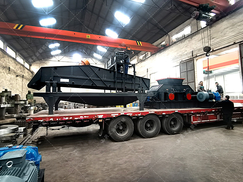 2PG1000x700對輥制砂機(jī)發(fā)貨 發(fā)往甘肅