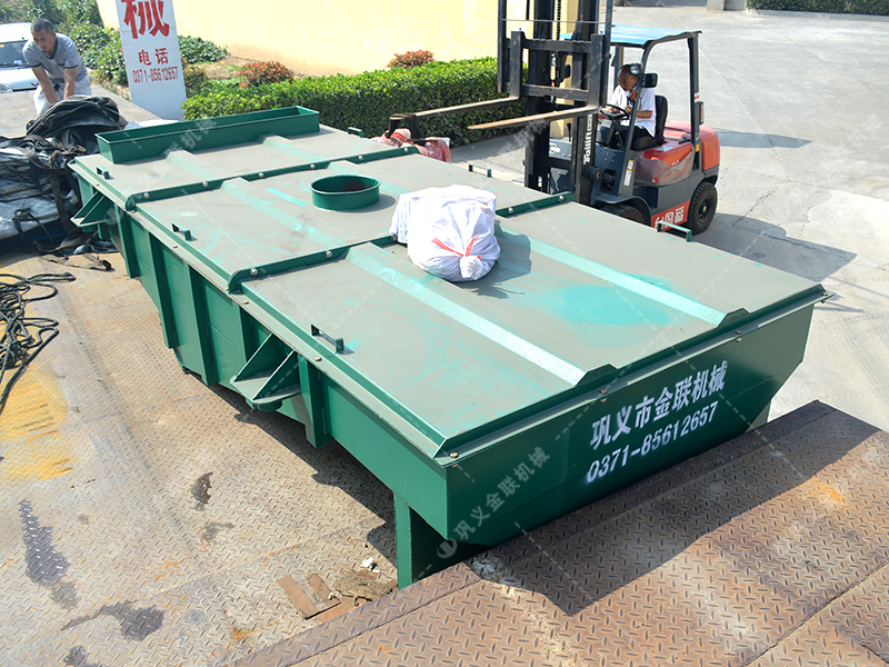 對輥機直線篩發往廣東肇慶處理干粉沙漿