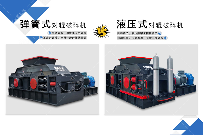 全自動液壓對輥制砂機-大型液壓對輥破碎機價格-制砂機設備型號齊